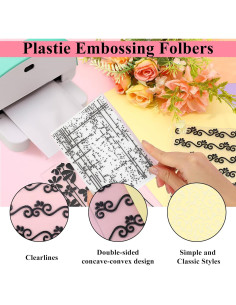 Set de 20 Carpetas de Relieve Molain para Tarjetas 14.7x9.9 cm 2