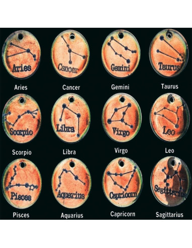 12 Moldes de Silicona para Joyería Zodiacal JEVLON - DIY