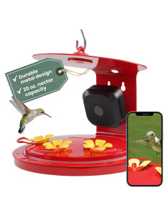 Alimentador de Colibríes Inteligente Perky-Pet con Cámara HD 20 oz