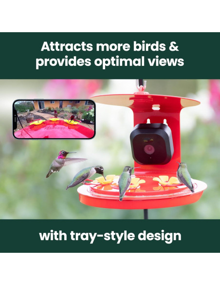 Alimentador de Colibríes Inteligente Perky-Pet con Cámara HD 20 oz