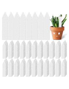 Etiquetas de Plástico para Plantas Geetery 2000 Pcs 10 cm Blancas