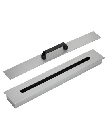 Quemador de Chimenea de Etanol Treeshome 90 cm, Aluminio, Ecológico