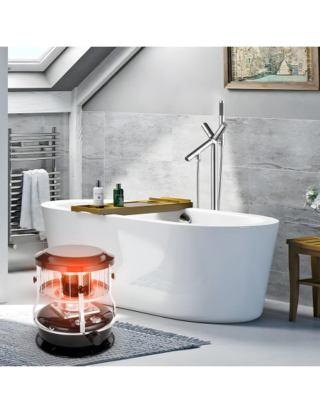 Calentador de queroseno Saterkali 9000 BTU 4.5L portátil