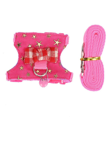 Arnés Ajustable para Hámster GLOGLOW con Correa S