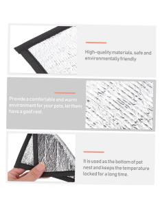 3 Almohadillas Térmicas para Reptiles Toddmomy 16x16cm Invierno 2