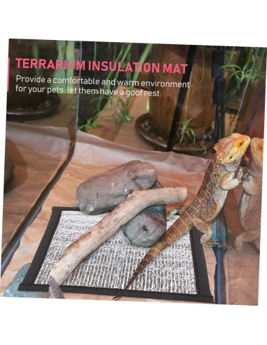 3 Almohadillas Térmicas para Reptiles Toddmomy 16x16cm Invierno