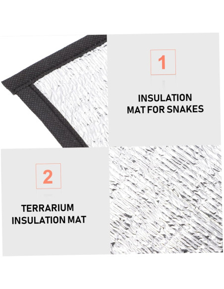 3 Almohadillas Térmicas para Reptiles Toddmomy 16x16cm Invierno