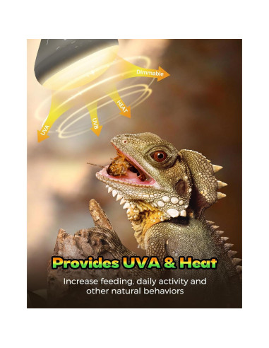Lámpara de Calor para Reptiles Haceryc 100W - Paquete de 2