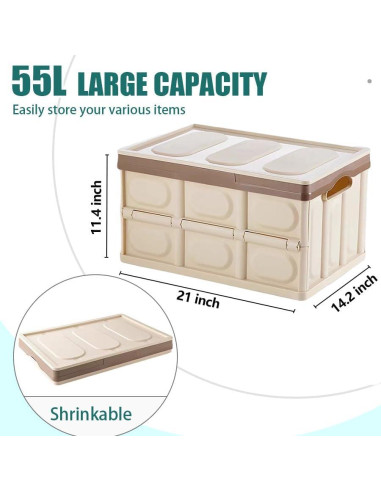 Organizador de Maletero Plegable CAGRPL Azul 53x36x29 cm