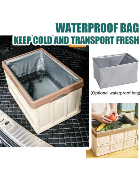 Organizador de Maletero Plegable CAGRPL Azul 53x36x29 cm