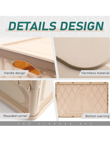 Organizador de Maletero Plegable CAGRPL Azul 53x36x29 cm