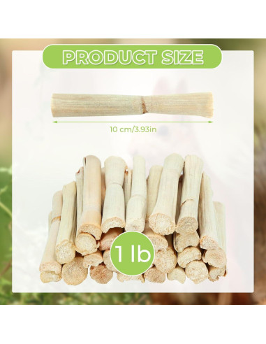 Juguete de Masticar de Bambú Natural WYOMER 445g para Mascotas