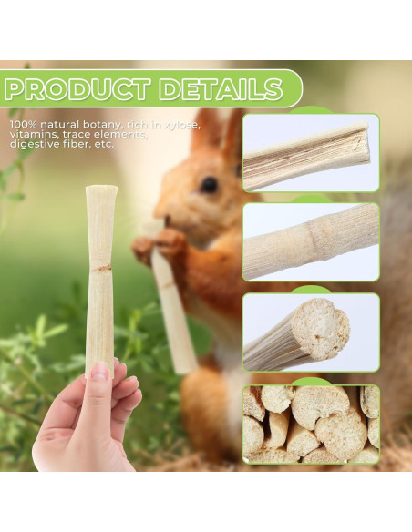 Juguete de Masticar de Bambú Natural WYOMER 445g para Mascotas