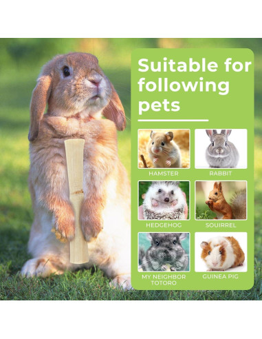 Juguete de Masticar de Bambú Natural WYOMER 445g para Mascotas