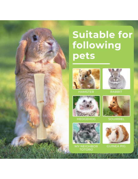 Juguete de Masticar de Bambú Natural WYOMER 445g para Mascotas