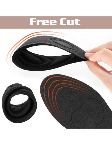 2 Pares de Plantillas Ortopédicas WY LIGHTING para Fascitis Plantar