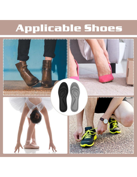 2 Pares de Plantillas Ortopédicas WY LIGHTING para Fascitis Plantar