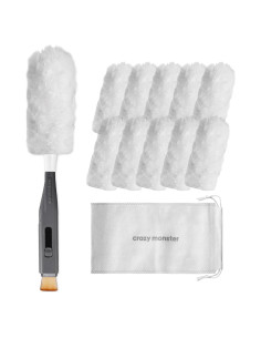 Duster de Coche KMMOTORS 2-en-1 Microfibra Extensible 360