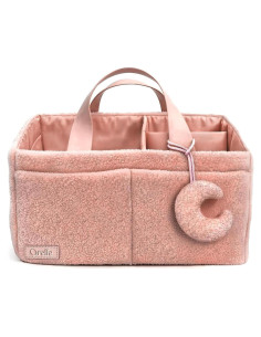 Organizador de Pañales Orelle Rosa con Bolsa y Colgante