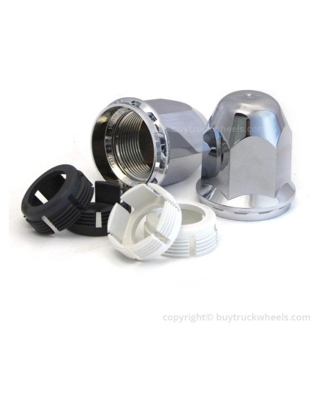 Cubierta de Tuerca de Pernos Alcoa 10 Piezas ABS Cromo 32-33mm