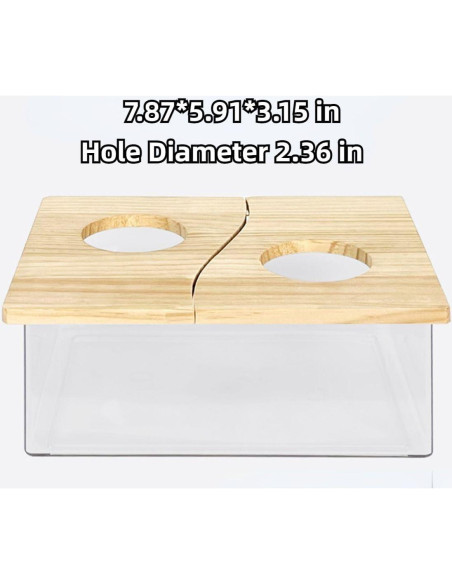 Contenedor de Baño de Arena para Hámster Copfeu 20x15 cm