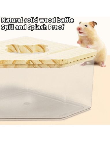 Contenedor de Baño de Arena para Hámster Copfeu 20x15 cm