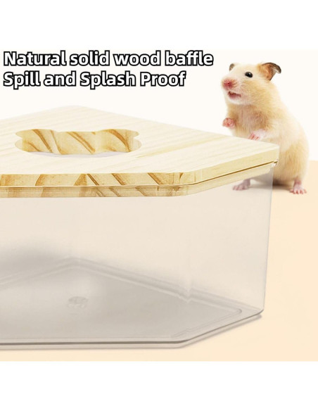 Contenedor de Baño de Arena para Hámster Copfeu 20x15 cm