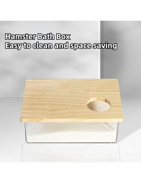 Contenedor de Baño de Arena para Hámster Copfeu 20x15 cm