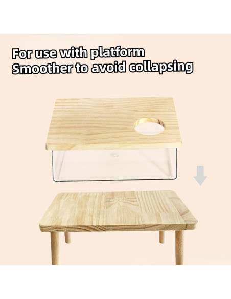 Contenedor de Baño de Arena para Hámster Copfeu 20x15 cm