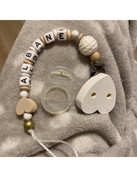 5 Clips Adaptadores de Chupete Silicona Grado Alimenticio Transparente