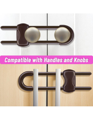 12 Cerraduras de Seguridad para Gabinetes Modacraft Ajustables