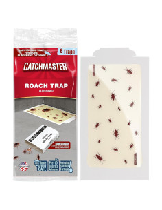 Trampas de Pegamento Catchmaster 6 Unidades para Cucarachas y Insectos