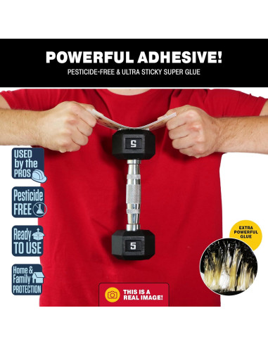 Trampas de Pegamento Catchmaster 6 Unidades para Cucarachas y Insectos