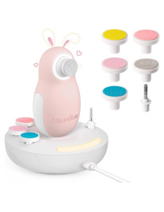 Cortador de Uñas Eléctrico MelodySusie para Bebés Rosa