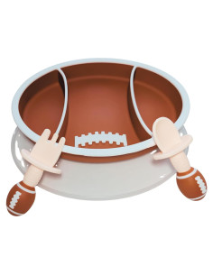 Vajilla para Bebés de Silicona ALIADOOS Fútbol Americano