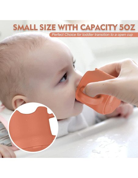 Combo Alimentador de Frutas y Taza Silicona Haakaa para Bebés