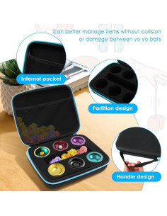 Bolsa de Almacenamiento para Yoyo 6 Agujeros Tela Resistente 2