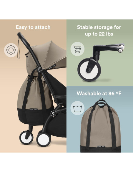 Bolsa de Almacenamiento Stokke YOYO3 Taupe - 10 kg Capacidad