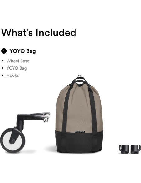 Bolsa de Almacenamiento Stokke YOYO3 Taupe - 10 kg Capacidad