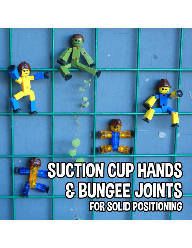 Conjunto de 5 Figuras StikBot Zing para Animación Stop Motion