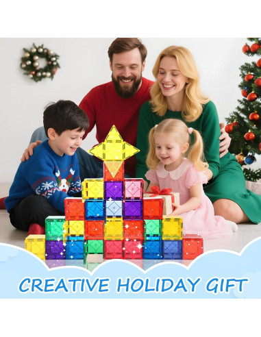 100 Piezas de Azulejos Magnéticos Mruikeny para Niños 3-8 Años