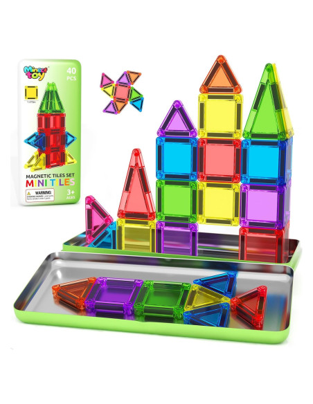 Set de 40 Azulejos Magnéticos Mini Minecftoy para Niños