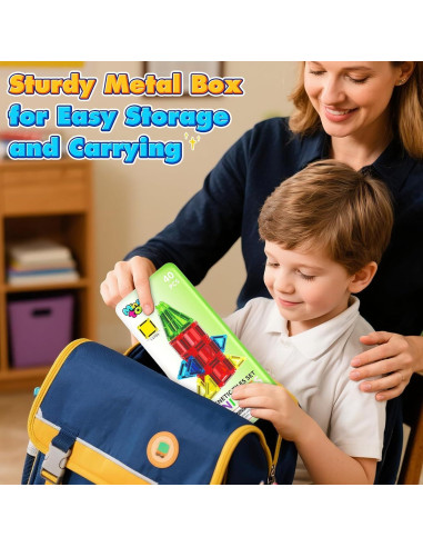 Set de 40 Azulejos Magnéticos Mini Minecftoy para Niños