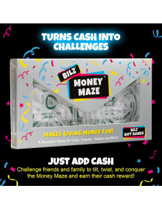 Laberinto de Dinero BILZ | Juego de Rompecabezas Reutilizable 8+ 2