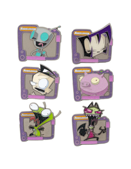 Pines de Esmalte Brillante Invader Zim - Caja Sorpresa