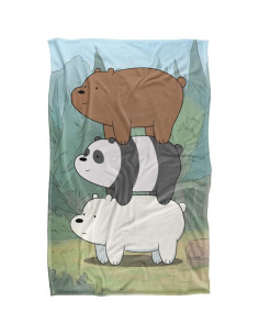 Manta Suave We Bare Bears 91x147 cm Microfibra Poliester 2