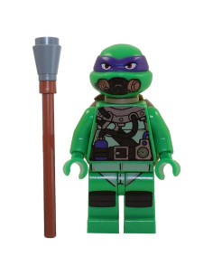 Minifigura LEGO TMNT Donatello en equipo de buceo 5.08 cm