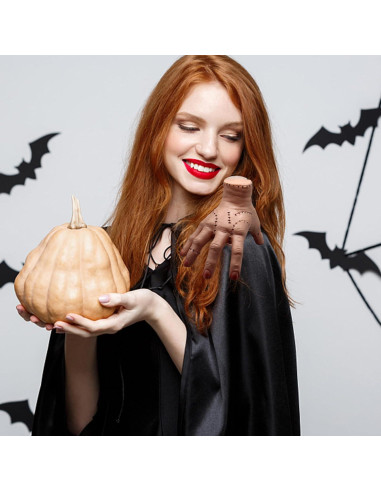 Prop Mano Miércoles Addams Cosplay Halloween 12.7cm