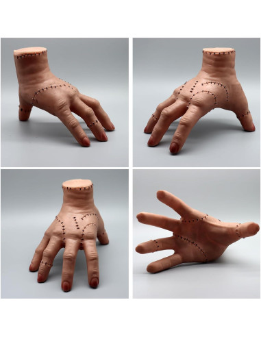 Prop Mano Miércoles Addams Cosplay Halloween 12.7cm