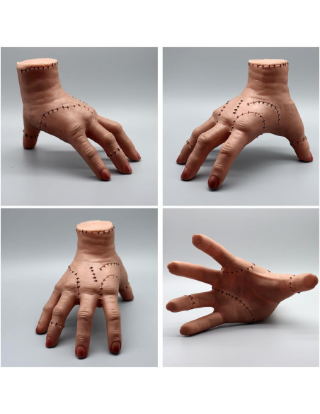 Prop Mano Miércoles Addams Cosplay Halloween 12.7cm